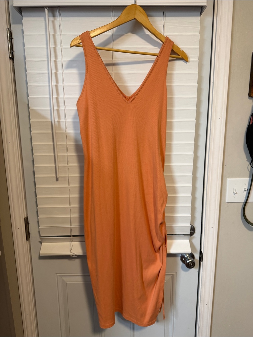 Sleeveless V-Neck Midi Dress